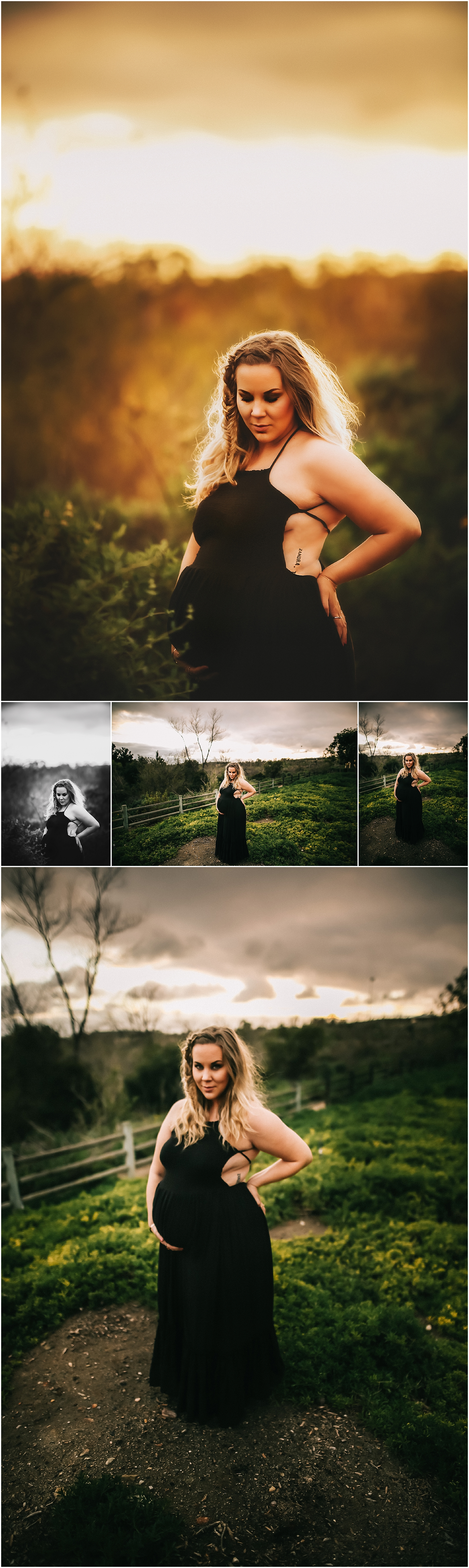 Unique artsy Orange County maternity pregnancy photographer